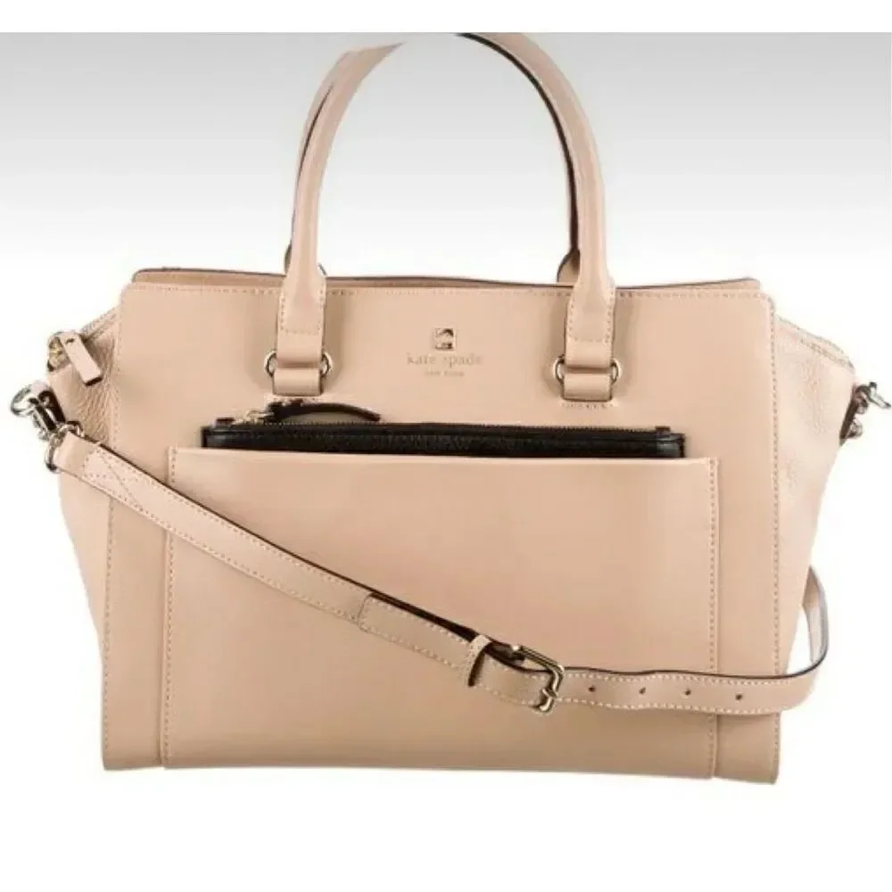 Kate Spade New York Mini Bernadine Hadley Satchel Crossbody Afftgo Tan